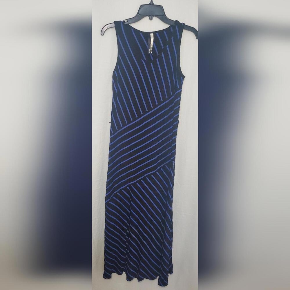 Kensie Blue and Black Strip Women’s Dress Size Medium